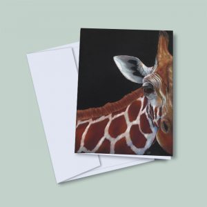 giraffe-notecard-lori-corbett-whispering-eagle-studio