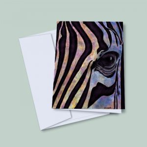 zebra-notecard-lori-corbett-whispering-eagle-studio